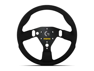 Volante MOMO SIM GT 320 x Logitech G - VLOGISIMGT320 - VLOGISIMGT320